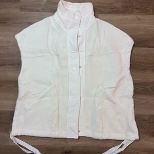 Women's Fleece Cream Vest